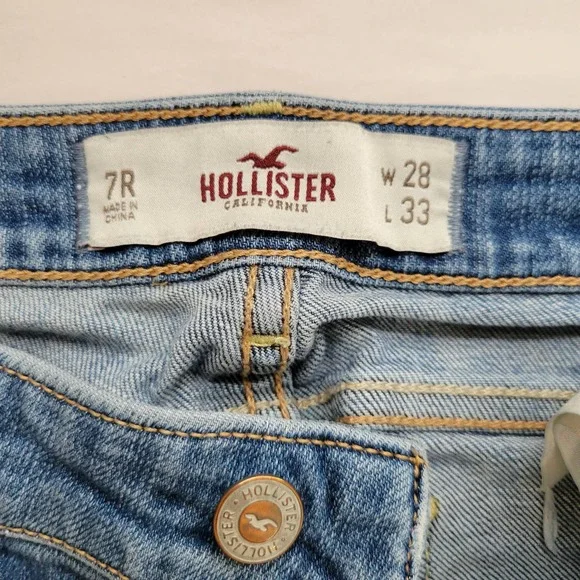 Hollister Destroyed/Distressed Skinny Jeans - Picture 9 of 10
